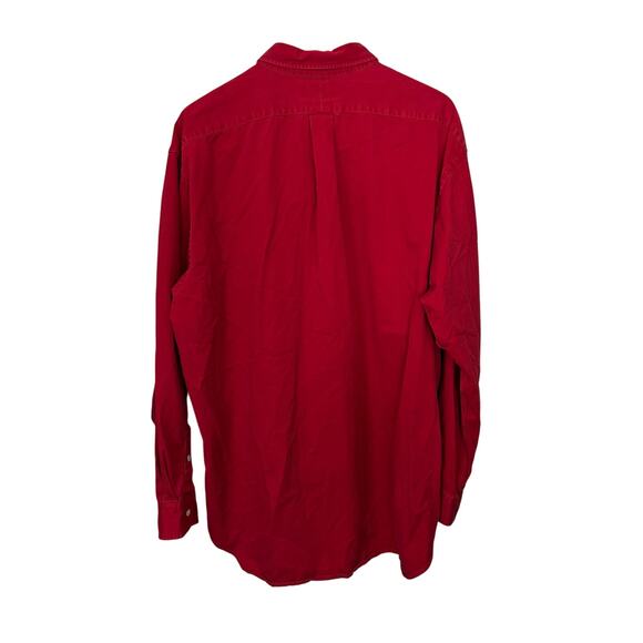 VTG Ralph Lauren Red Blake Shirt Mens XL Blue Classic Pony Button Down Cotton - Picture 3 of 6